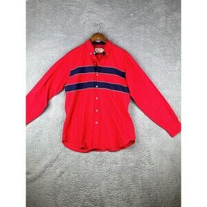 Brooks Brothers western style Button Down Shirt sz medium with elbow patch